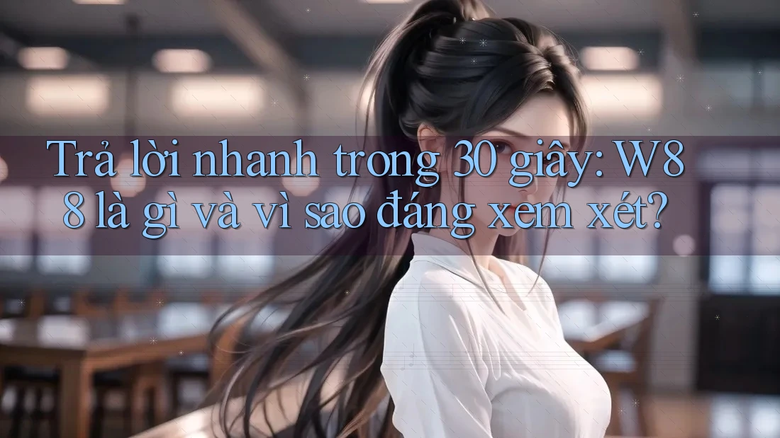Trả lời nhanh trong 30 giây: W88 là gì và vì sao đáng xem xét? Trả lời nhanh trong 30 giây: W88 là gì và vì sao đáng xem xét?