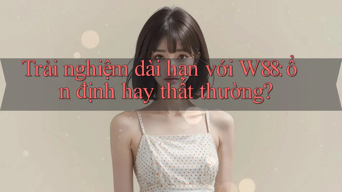 Trải nghiệm dài hạn với W88: ổn định hay thất thường?