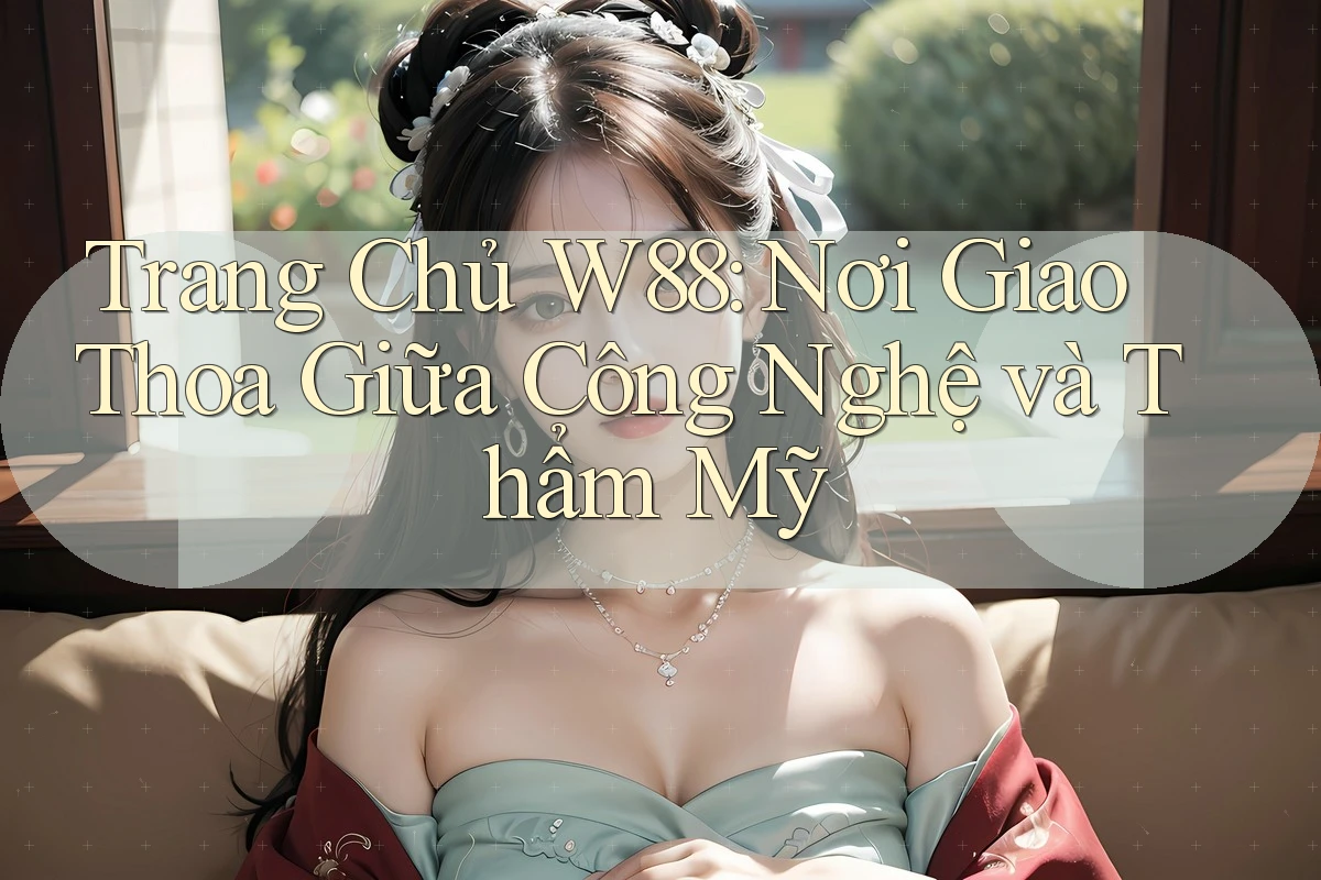 Trang Chủ W88: Nơi Giao Thoa Giữa Công Nghệ và Thẩm Mỹ