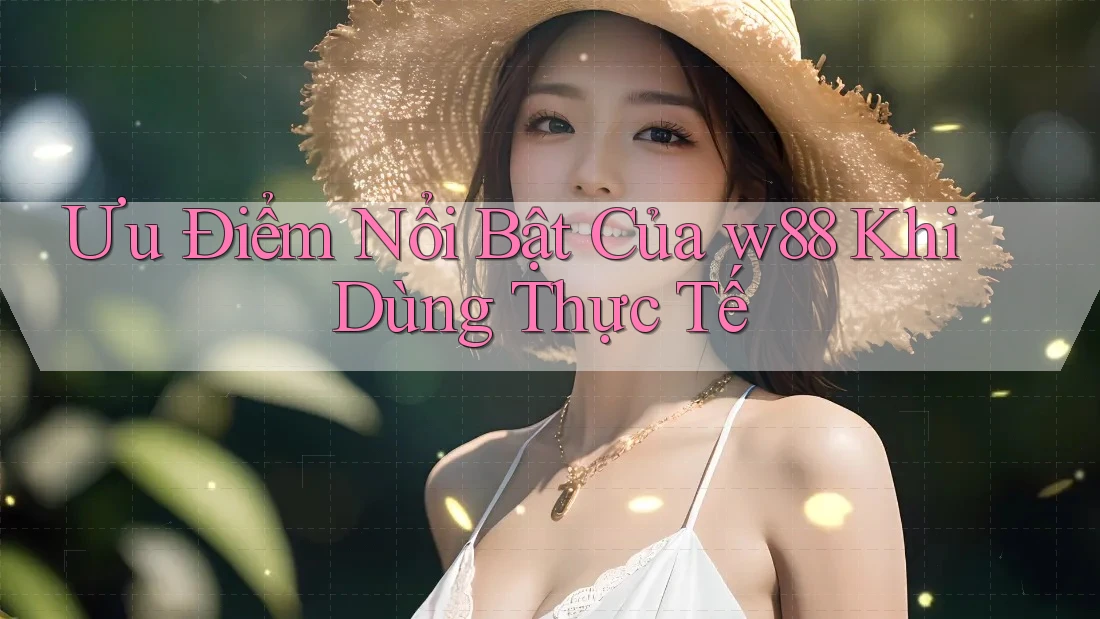 Ưu Điểm Nổi Bật Của w88 Khi Dùng Thực Tế Ưu Điểm Nổi Bật Của w88 Khi Dùng Thực Tế