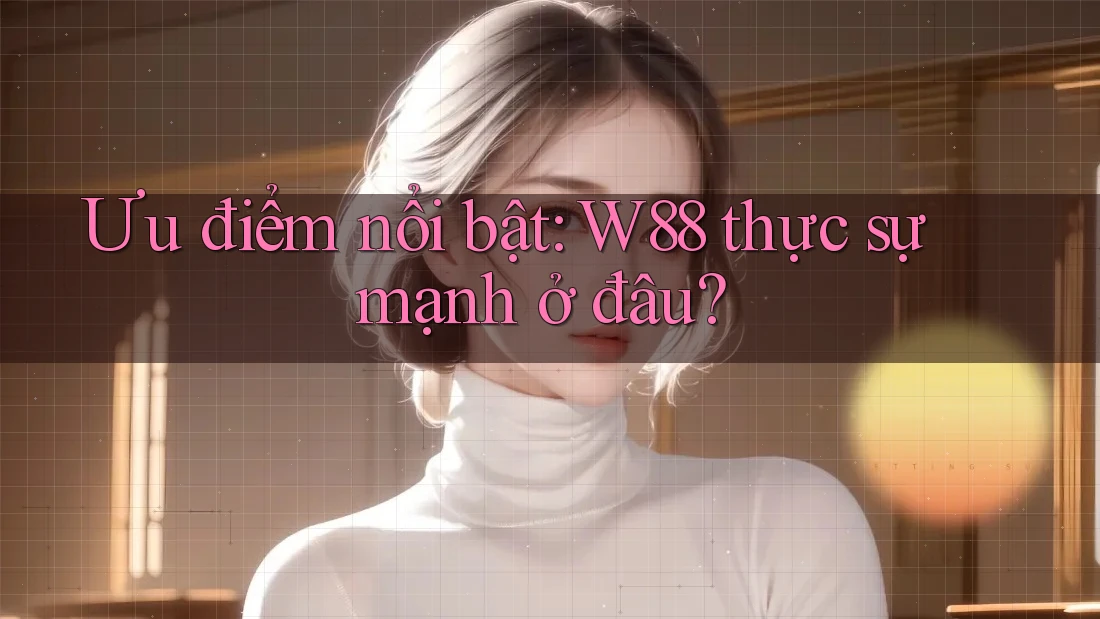Ưu điểm nổi bật: W88 thực sự mạnh ở đâu? Ưu điểm nổi bật: W88 thực sự mạnh ở đâu?