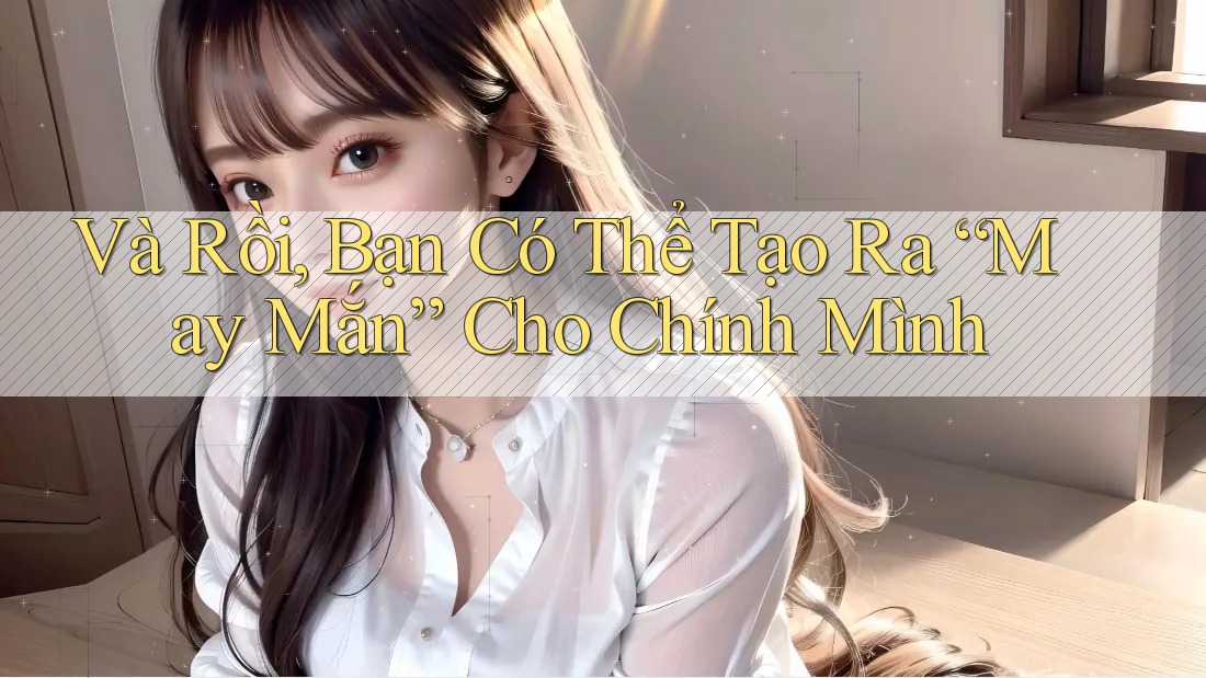 Và Rồi, Bạn Có Thể Tạo Ra “May Mắn” Cho Chính Mình Và Rồi, Bạn Có Thể Tạo Ra “May Mắn” Cho Chính Mình