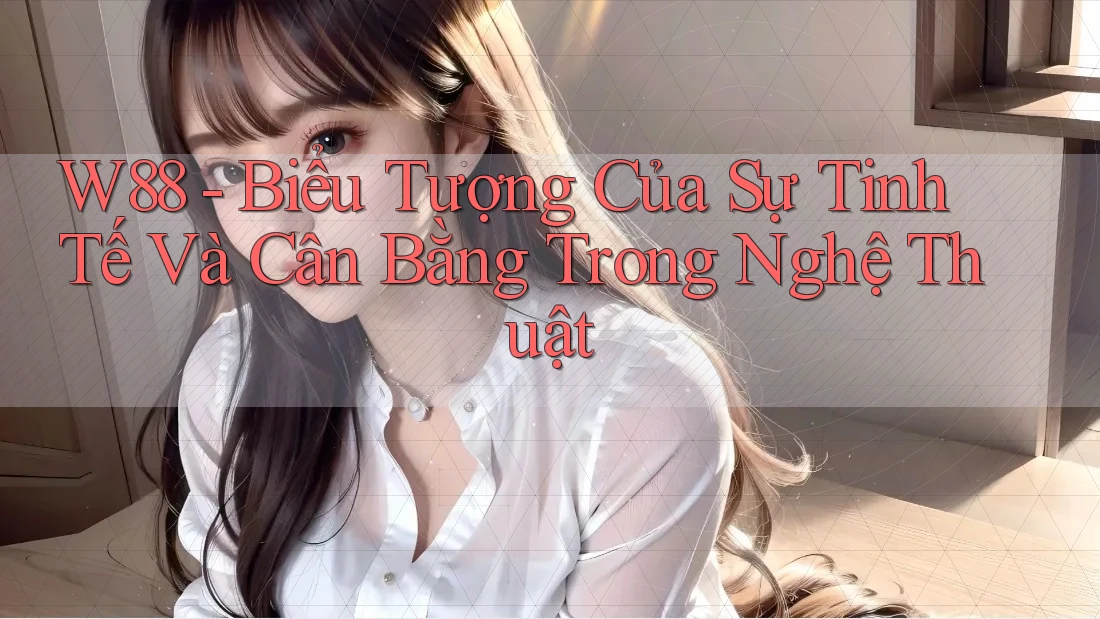 W88 - Biểu Tượng Của Sự Tinh Tế Và Cân Bằng Trong Nghệ Thuật
