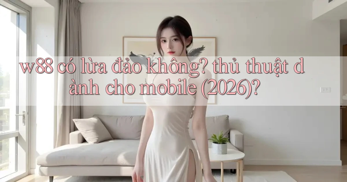w88 có lừa đảo không thủ thuật dành cho mobile (2026)