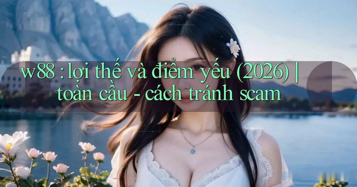 w88 lợi thế và điểm yếu (2026) toàn cầu   cách tránh scam
